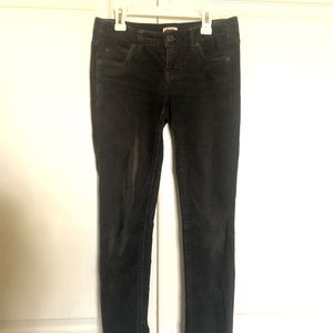 Corduroy black pants